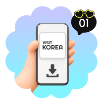 Download VISITKOREA app