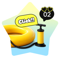 Hit [CLICK!] on the tube ring